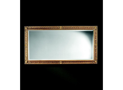 Specchio da parete con cornice in legno, design rococò barocco, mobili per soggiorno nuovo.