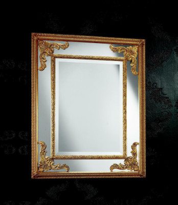 Decorazione Specchio Specchio da parete Specchio d'ingresso Bagno Ingresso Legno Specchietto Barocco