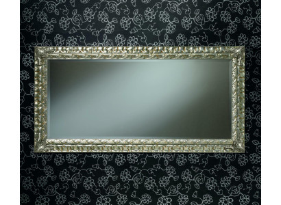 Specchio da parete classico con cornice in legno Mobili specchiera 182x92 vetro cornice legno da parete Nuovo