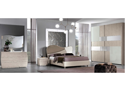 Comò con specchiera Comò in legno Gruppo camera da letto Moderno Set Nuovo