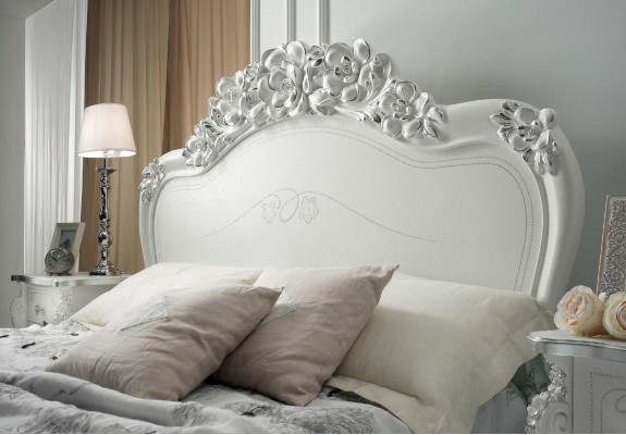 Letto Camera da letto Letti Letto matrimoniale Legno Lusso Mobili Design Classico Hotel