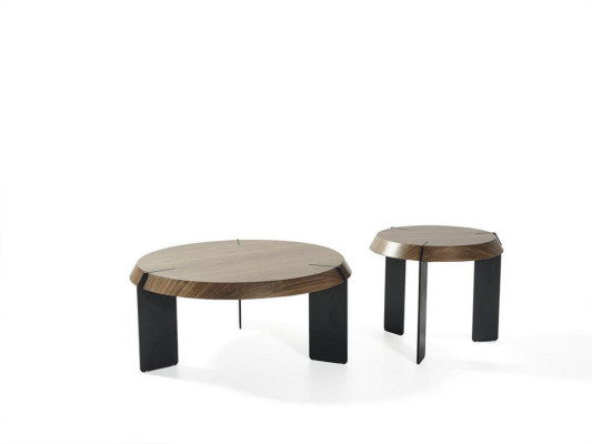 Tavolino da salotto Tavolino laterale Tavolo design Rotondo Marrone Tavolino da salotto Nuovo