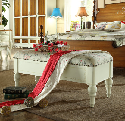 Sedile Tessuto Imbottito Banco Imbottito Sedile Sgabello Tessuto Legno Stile Designer Nuovo