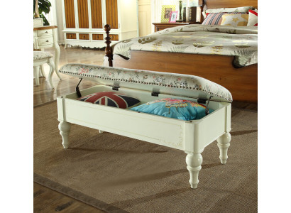 Sedile Tessuto Imbottito Banco Imbottito Sedile Sgabello Tessuto Legno Stile Designer Nuovo