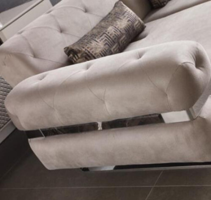 Sofà set 431 posto a sedere 3x tavolini da divano tavolo da divano design set 6 pezzi.