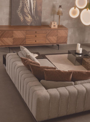 Soggiorno Divano Angolare Design Mobile Divano a L L-Forma Nuovo Stile Moderno