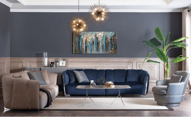 Lusso Poltrona Design Mobili Legno con Tessuto Singola Divano Lounge Club