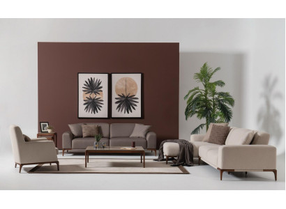 Soggiorno Divano ad angolo a L Lusso Imbottitura Stile Design Sofà