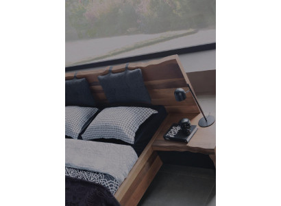 Set da camera da letto Letto 2 comodini Mobilio Nuovo 3 pezzi Nuovo marrone