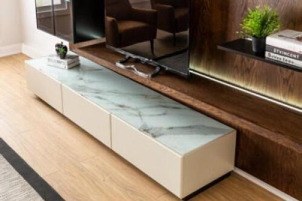 Mobile porta TV di lusso Scaffale Armadio Soggiorno Vetrina Pareti attrezzate in legno Design