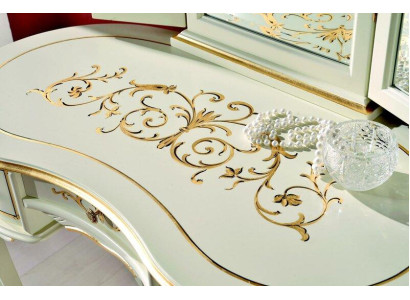 Tavolo da pranzo 6 sedie Vetrina Comò Specchio Set da sala da pranzo completo 10 pezzi