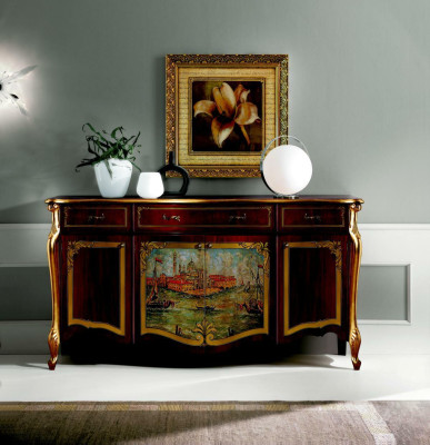 Mobili di design di lusso Buffet Barocco Comò credenza xxl Design italiano nuovo