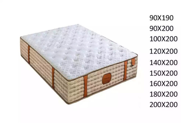 Alta qualità Hotel Materasso 25cm King Size Extra Spesso Materasso 200x200 cm