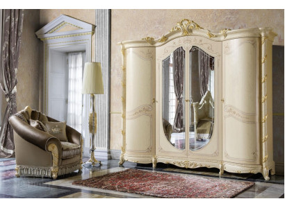 Mobili Barocco Nuovo Armadio Classico Armadi Camera da Letto Armadio Legno