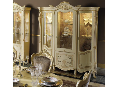 Vetrina credenza buffet armadio Mobili italiani Arredamento Scaffali Vetrine