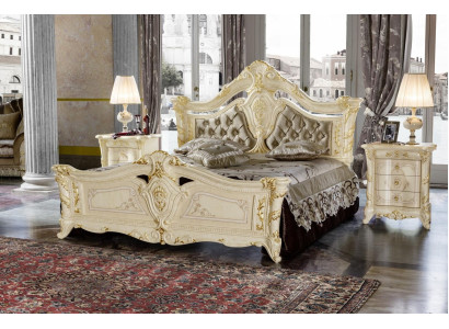 Mobili di design Moderno Letto 2x Comodino 3 pezzi Set Camera da letto di lusso