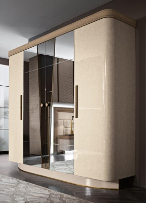 Camera da letto Mobili Italiani Armadio in legno Legno massello Armadio Guardaroba Massive