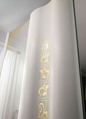 Armadio camera da letto in legno Stile armadio in legno moderno Specchio XXL