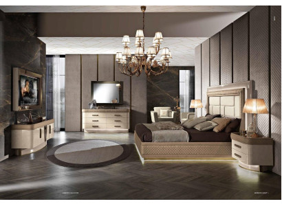 Letto Struttura letto in legno Camera da letto moderna Letto matrimoniale Mobili di lusso Letti