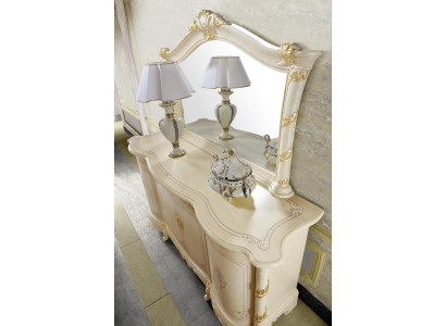 Comò Specchio Sgabello Set completo Comò Mobili da camera da letto 2 pezzi Consolle Nuovo