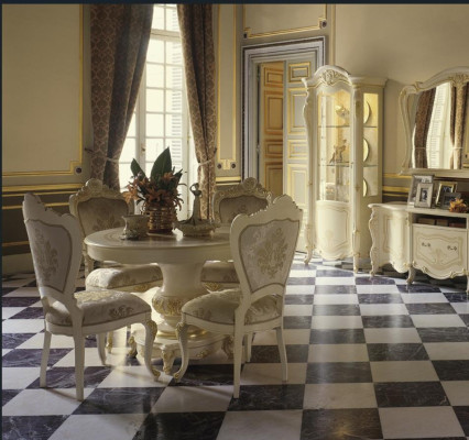 Set sala da pranzo tavolo + 4 sedie Set di sedie da sala da pranzo Tavolo gruppo di 5 pezzi.