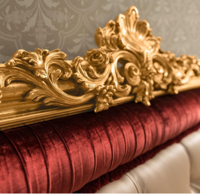 Letto matrimoniale con cornice letto Design dell'hotel Imbottitura Nuovo Lusso Letto Camera da letto Letti