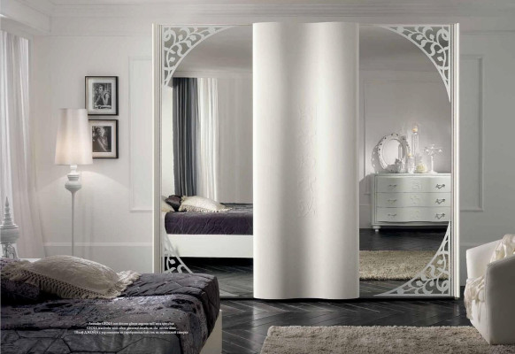 Armadio guardaroba Armadio di lusso con ante scorrevoli Design per camere da letto Armadi in legno Nuovo