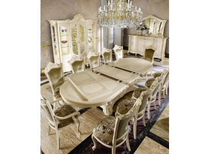 Mobili in legno dall'Italia tavoli da pranzo arredamento tavolo da pranzo di lusso tavolo massiccio