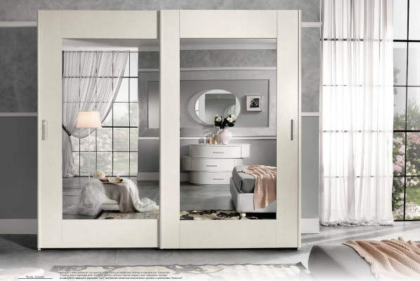 Armadio guardaroba di lusso con ante scorrevoli Armadio da camera da letto Armadi Legno Moderno