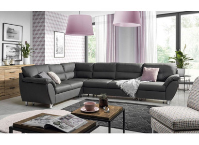 Soggiorno divano letto a forma di U in tessuto tessile divano divano imbottito angolare