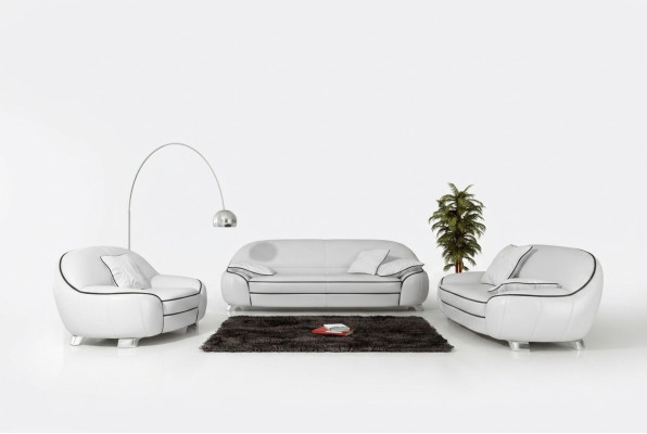Divano in pelle Divano Angolare 3+2+1 posti Arredamento Moderno Design Moderno Divano F3013