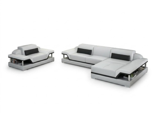 Design divano in pelle Divano Divano Cuscino Polster Angolo Salotto Set Divani Nuovo G8004F