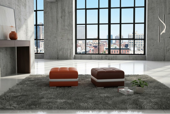 Design Pouf Poggiapiedi Pouf Ottomana Seduta Imbottita Pufa FT002