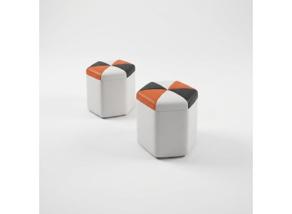 Design pouf poggiapiedi pouf otomana seduta chaise imbottito FT004