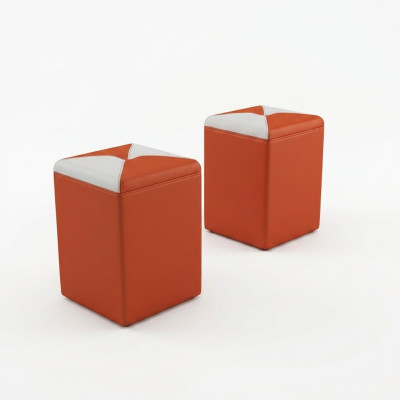 Design Pouf Poggiapiedi Pouf Ottomana Sedia Chaise Imbottita FT006