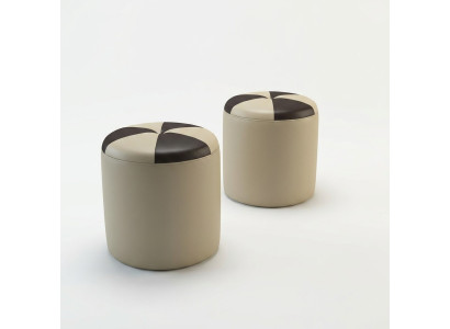 Design Pouf poggiapiedi ottomana seduta chaise imbottita Pufa FT009