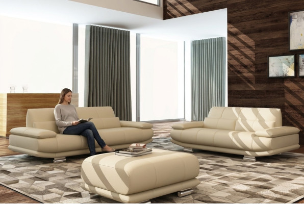 Divano divano imbottito 3 posti in pelle divani set divani sedili design