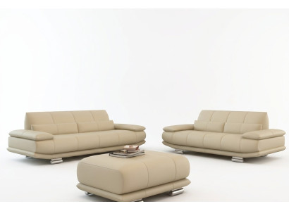 Divano divano imbottito 3 posti in pelle divani set divani sedili design