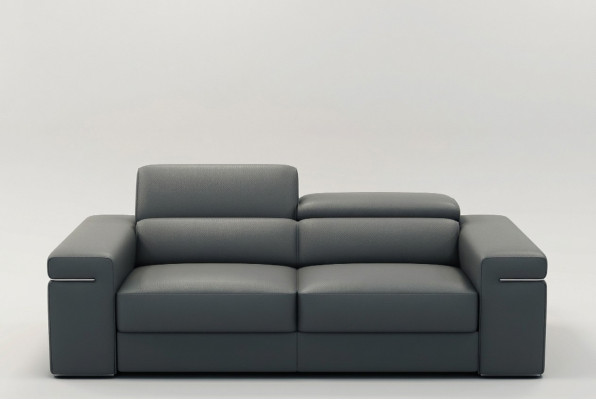 Divano Poltrona Poltrona 3 posti XXL Divani Grandi in Pelle 3 posti Nuovo