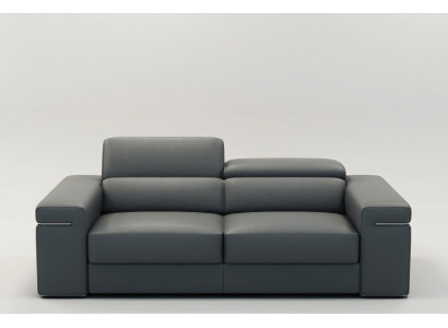Divano Poltrona Poltrona 3 posti XXL Divani Grandi in Pelle 3 posti Nuovo