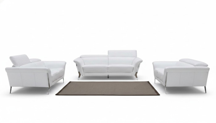 Sofà in pelle Set di divani 3+2 (senza poltrone) Sofà Sedili Imbottiti Set 1547