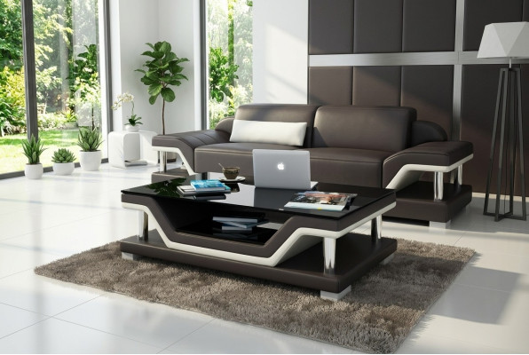 Tavolino Tavolo Tavolini in vetro Tavolino da designer Tavolino d'appoggio CT9003