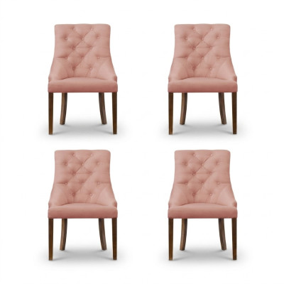 4 poltroncine Chesterfield da lounge club imbottite per sedie poltrone set di sedili con schienale