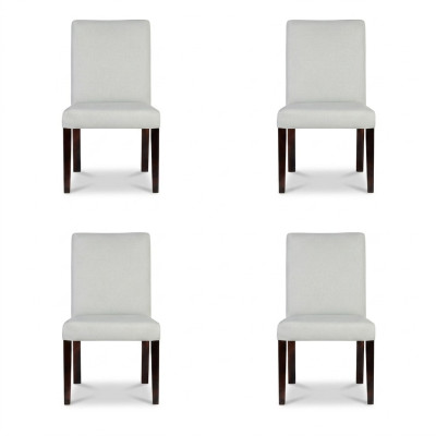 4x sedie sedia imbottita design lounge club sedile schienale set poltrona nuova