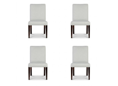 4x sedie sedia imbottita design lounge club sedile schienale set poltrona nuova