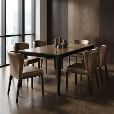 6 sedie sedia imbottita design bracciolo set poltrona completo moderno