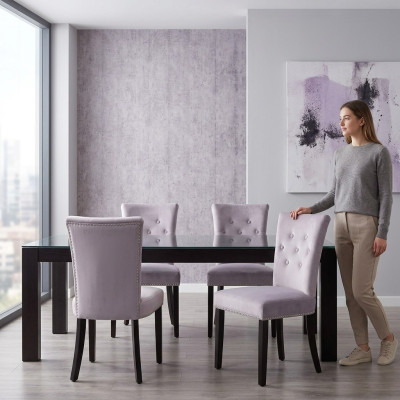 4x sedie imbottite design Design Polster Stuhl Seht Garnitur Sessel Lounge Club Set Modern
