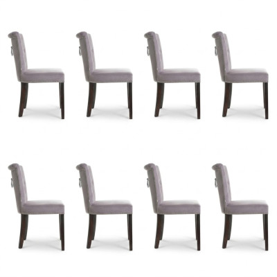 8x sedie imbottite poltrone stuhl garnitur poltrona salotto club set