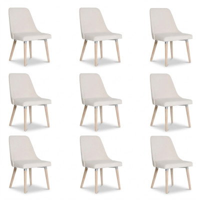6x Sedie Imbottite Design, Set di Sedie Sitz Polster Stuhl, Divano Set Sedia Lounge Club