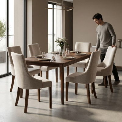 6x Set di sedie imbottite design, poltrona poltroncina completa lounge club nuova